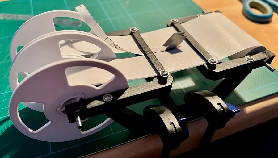 Click to view full size - Slicing 1 inch rolls of paper